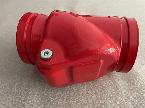 溝槽式旋啟止回閥上面